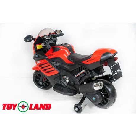 Электромотоцикл ToyLand Moto Sport LQ 168 красный - Фото 5