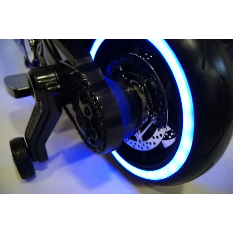 Мотоцикл RiverToys A001AA синий - Фото 3