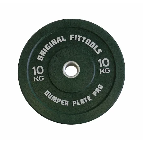 Диск бамперный OriginalFitTools 10 кг (зеленый)