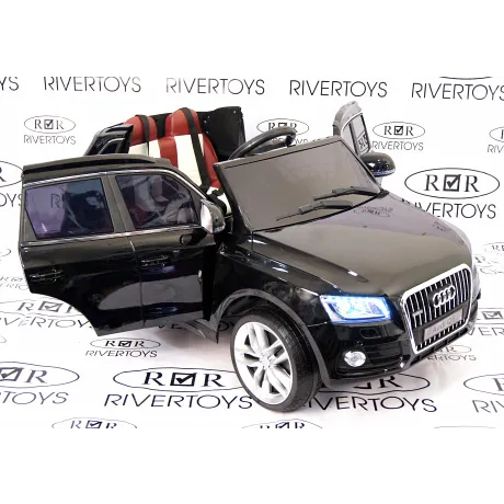 Электромобиль RiverToys AUDI Q5 Black - Фото 23