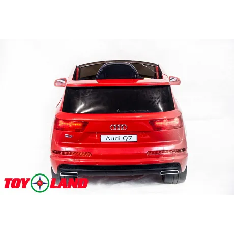 Электромобиль ToyLand Audi Q7 высокая дверь красный - Фото 6