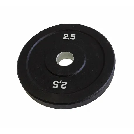 Диск бамперный OriginalFitTools 2,5 кг (черный) - Фото 2