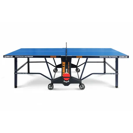 Всепогодный теннисный стол Gambler EDITION Outdoor синий - Фото 4