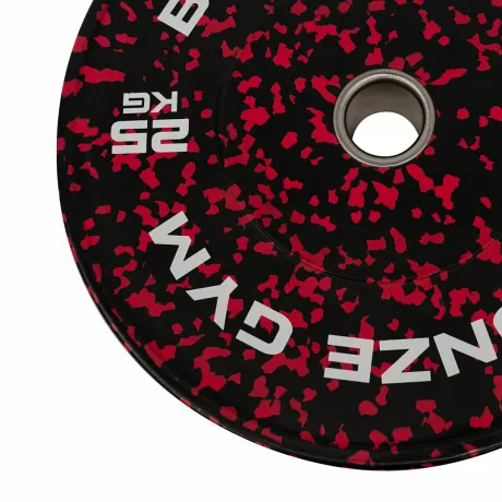 Диск бамперный Bronze Gym камуфляж красный 25 кг - Фото 5