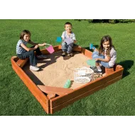 Песочница открытая Rainbow Play Sistems (Sandbox with Corner Seats)