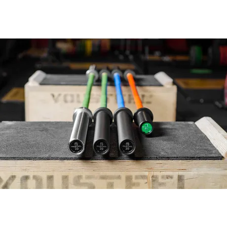 Гриф Yousteel CrossTraining Bar XF-20, GREEN - BLACK - Фото 4