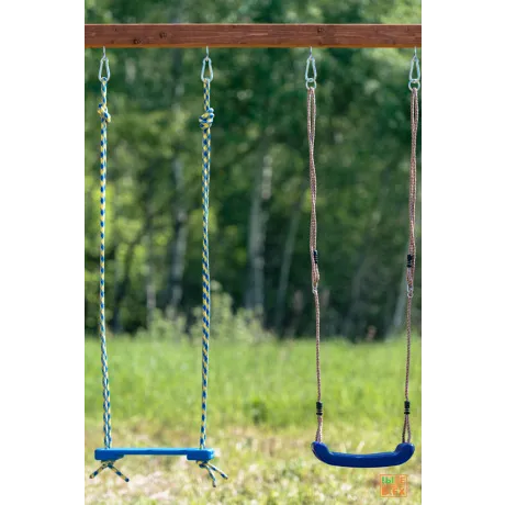 Качели "Выше всех" деревянные - Фото 3