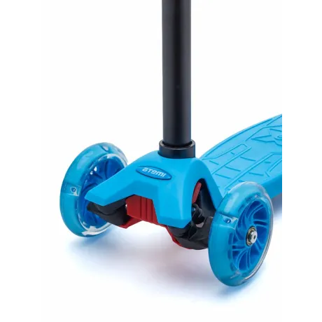 Самокат детский Atemi Super Rider колеса (118/80 мм), AKC02C, светодиоды перед, СИНИЙ - Фото 3
