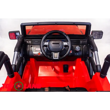Электромобиль ToyLand Jeep SH 888 красный - Фото 7