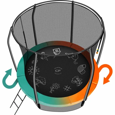 Каркасный батут Clear Fit FamilyHop 8Ft (уценка) - Фото 5