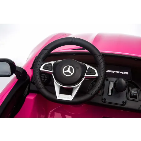 Электромобиль RiverToys MERCEDES-BENZ-AMG-GTR-HL289 (розовый) - Фото 8