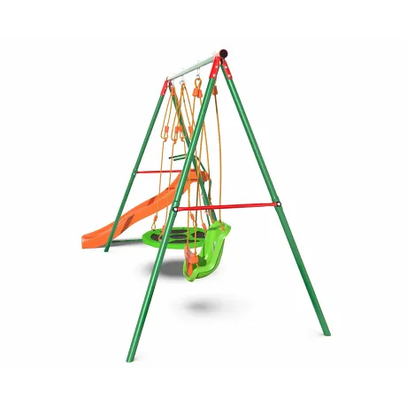 Детский комплекс DFC MULTIPLAY качели: гнездо, для малышей; горка - Фото 3