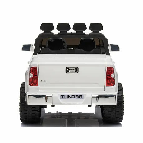 Детский электромобиль ToyLand TOYOTA TUNDRA белый - Фото 9