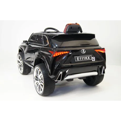 Электромобиль RiverToys Lexus Е111КХ BLACK-GLANEC - Фото 10