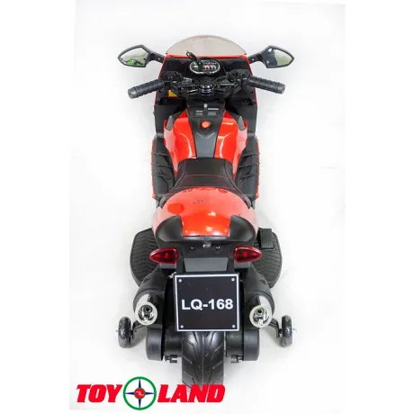 Электромотоцикл ToyLand Moto Sport LQ 168 красный - Фото 7