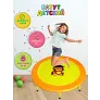 Складной мини-батут 54" диаметр 138 см оранжевый - Фото 6