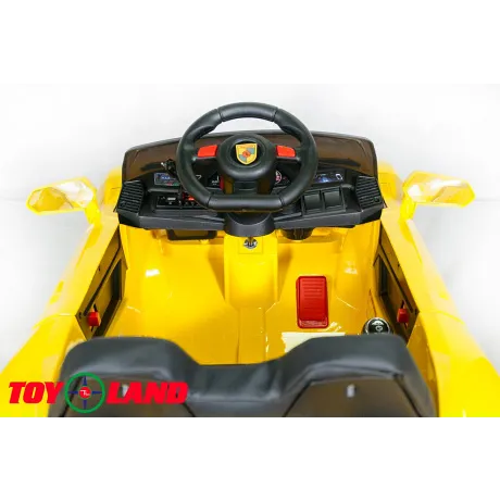 Электромобиль ToyLand Lamborghini BBH 1188 желтый (краска) - Фото 8