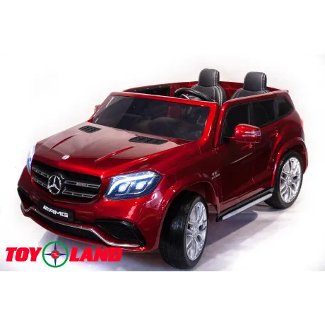 Детский электромобиль ToyLand Mercedes-Benz GLS63 AMG красный (краска)