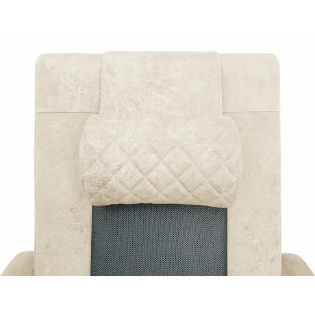 Массажное кресло реклайнер с подъемом FUJIMO LOUNGE UP F7003 ULFL Айвори (Orlando 1) - Фото 16