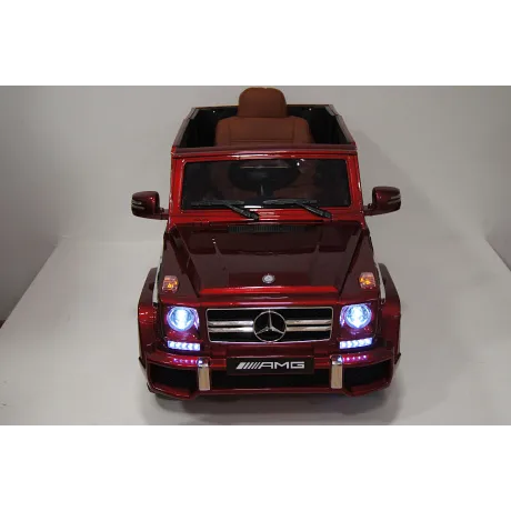 Электромобиль RiverToys Mercedes-Benz G63 T999TT (вишневый глянец) - Фото 5