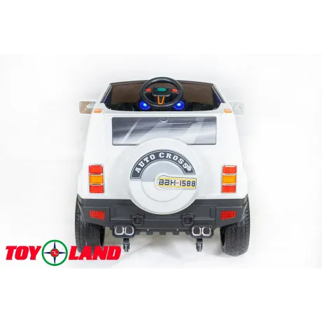 Электромобиль ToyLand Hummer BBH1588 белый - Фото 7