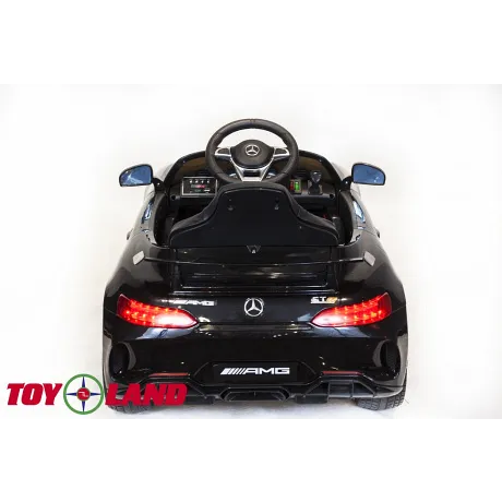 Электромобиль ToyLand Mercedes-Benz GTR черный - Фото 6