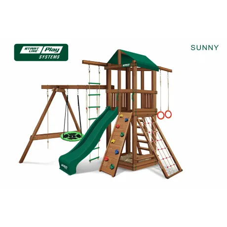 Детский городок Sunny премиум Кедр (green)