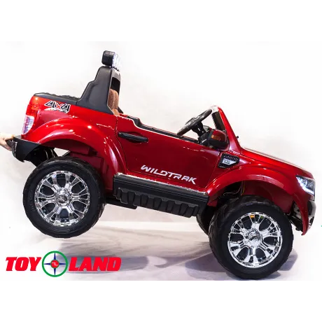Электромобиль ToyLand Ford Ranger 2017 4x4 красный - Фото 9