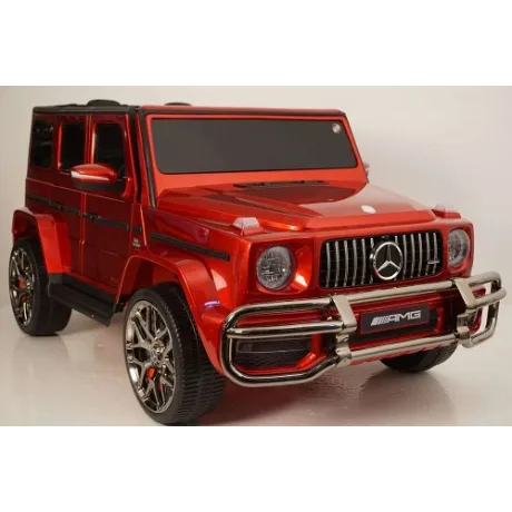 Детский электромобиль RiverToys Mercedes-AMG G63 4WD (S307) вишневый глянец - Фото 7