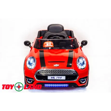 Электромобиль ToyLand Mini Cooper HL 198 красный - Фото 3