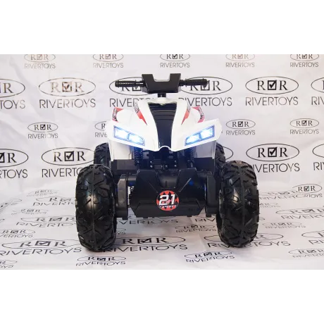 Квадроцикл RiverToys T777TT WHITE - Фото 2