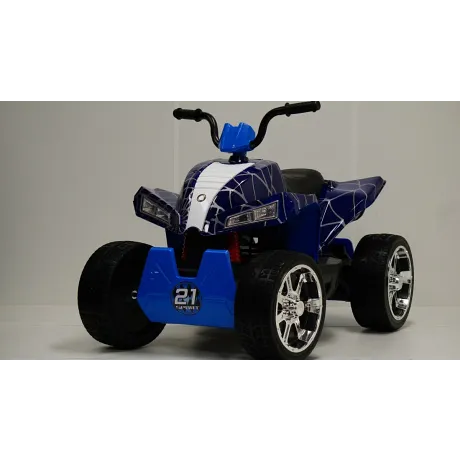 Квадроцикл RiverToys T555TT синий паук - Фото 3