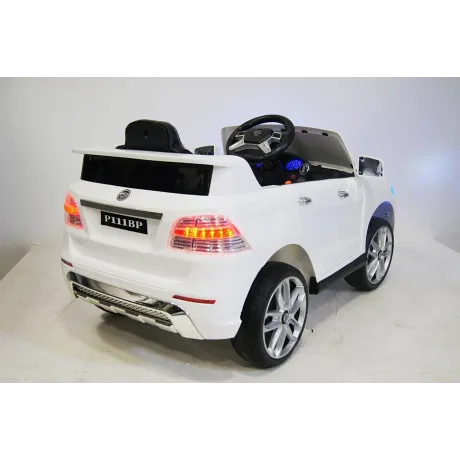 Электромобиль RiverToys Jaguar Р111ВР WHITE - Фото 6