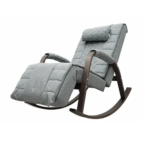 Массажное кресло качалка FUJIMO SOHO DELUXE F2000 TCFA Серый (TONY13) - Фото 7