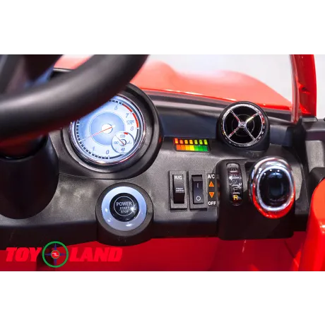 Детский электромобиль Toyland Mercedes-Benz GLA красный - Фото 10