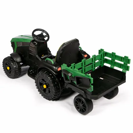 Детский трактор с прицепом Barty TR 777 (зеленый) - Фото 3