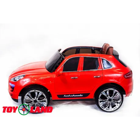Электромобиль ToyLand Porsche Macan QLS 8588 красный - Фото 4