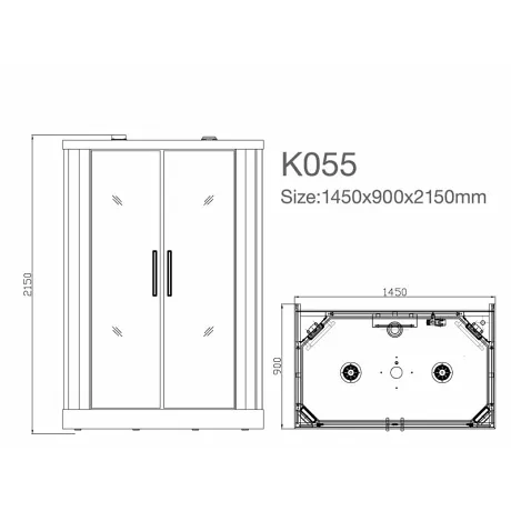 Душевая кабина Kvimol K055 - Фото 13