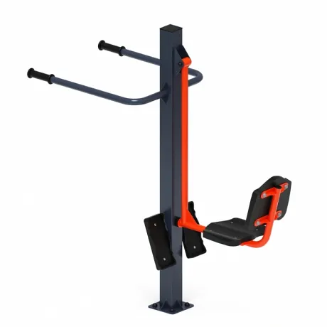 Тренажер уличный Жим ногами + Брусья - Фото 3