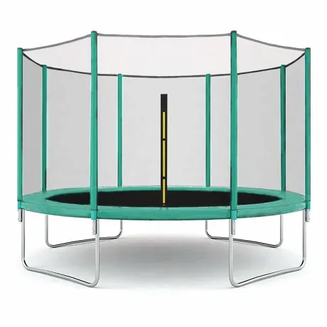 Батут с защитной сеткой PERFETTO SPORT ACTIVITY 14 диаметр 4,3 м зелёный