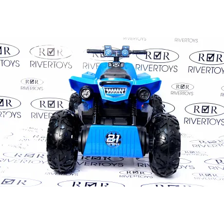 Квадроцикл RiverToys T777TT BLUE - Фото 8