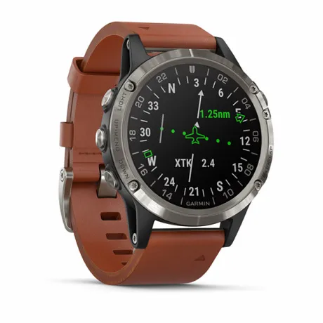 Авиационные часы Garmin D2 DELTA для пилотов (ремешок кожа) - Фото 6