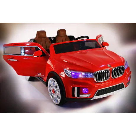 Электромобиль RiverToys BMW M333MM красный - Фото 11