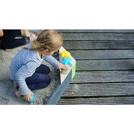 Песочница шестиугольная Exit Toys Акцент 160*140 см - Фото 6