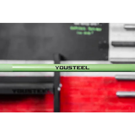 Гриф Yousteel CrossTraining Bar XF-20, GREEN - CHROME - Фото 6