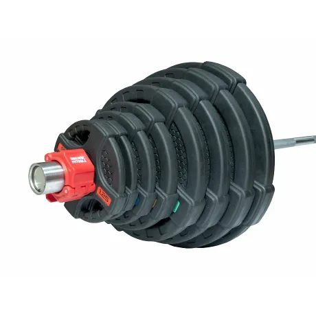 Штанга олимпийская OriginalFitTools 180 кг (диски с двумя хватами) - Фото 10