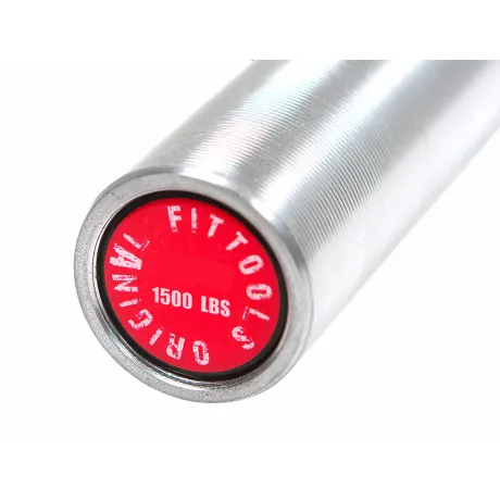 Гриф для кросс-тренинга олимпийский прямой Original FitTools 2200 мм до 679 кг с упорными подшипниками - Фото 5