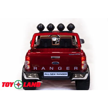 Электромобиль ToyLand Ford Ranger красный - Фото 7