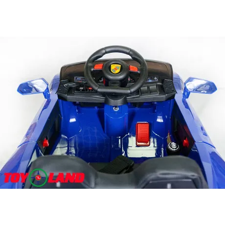 Электромобиль ToyLand Lamborghini BBH 1188 синий (краска) - Фото 7