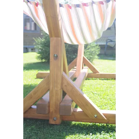 Гамак "Выше всех" на деревянном каркасе - Фото 2